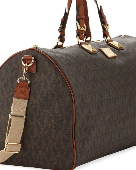 Michael Kors MK Jet Set Travel Medium Duffle Bag 